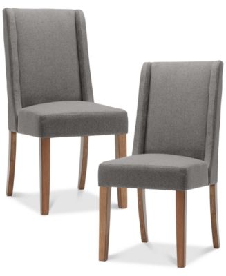 Brody Set of 2 Wing Dining Chairs, Quick Ship - Furniture - Macy&#39;s