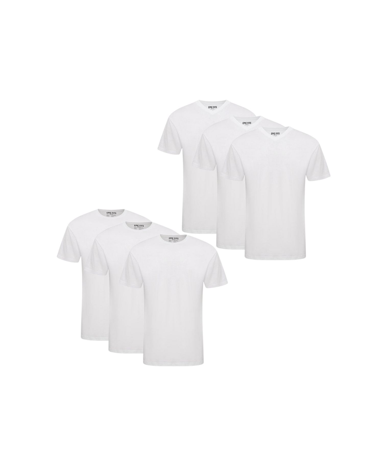 Men's Mixed T-Shirt, 6-Pack