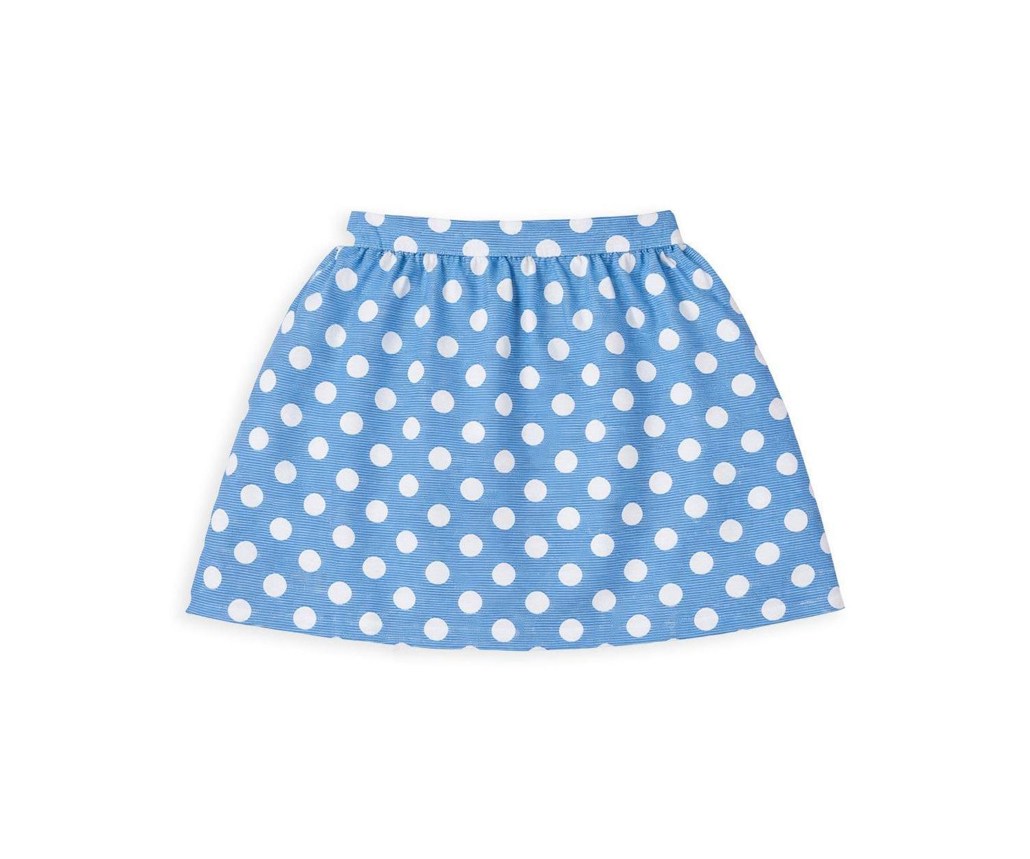 Big Girls Ottoman Stripe Dot Skirt