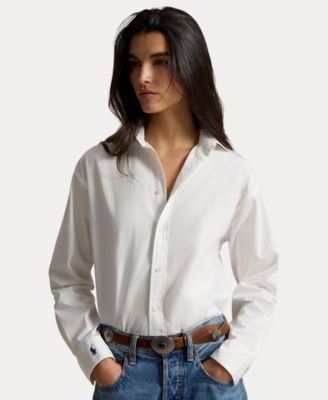 Women's Relaxed-Fit Cotton Shirt