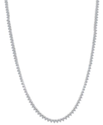Diamond Necklace (5 ct. t.w.) in 14k White Gold
