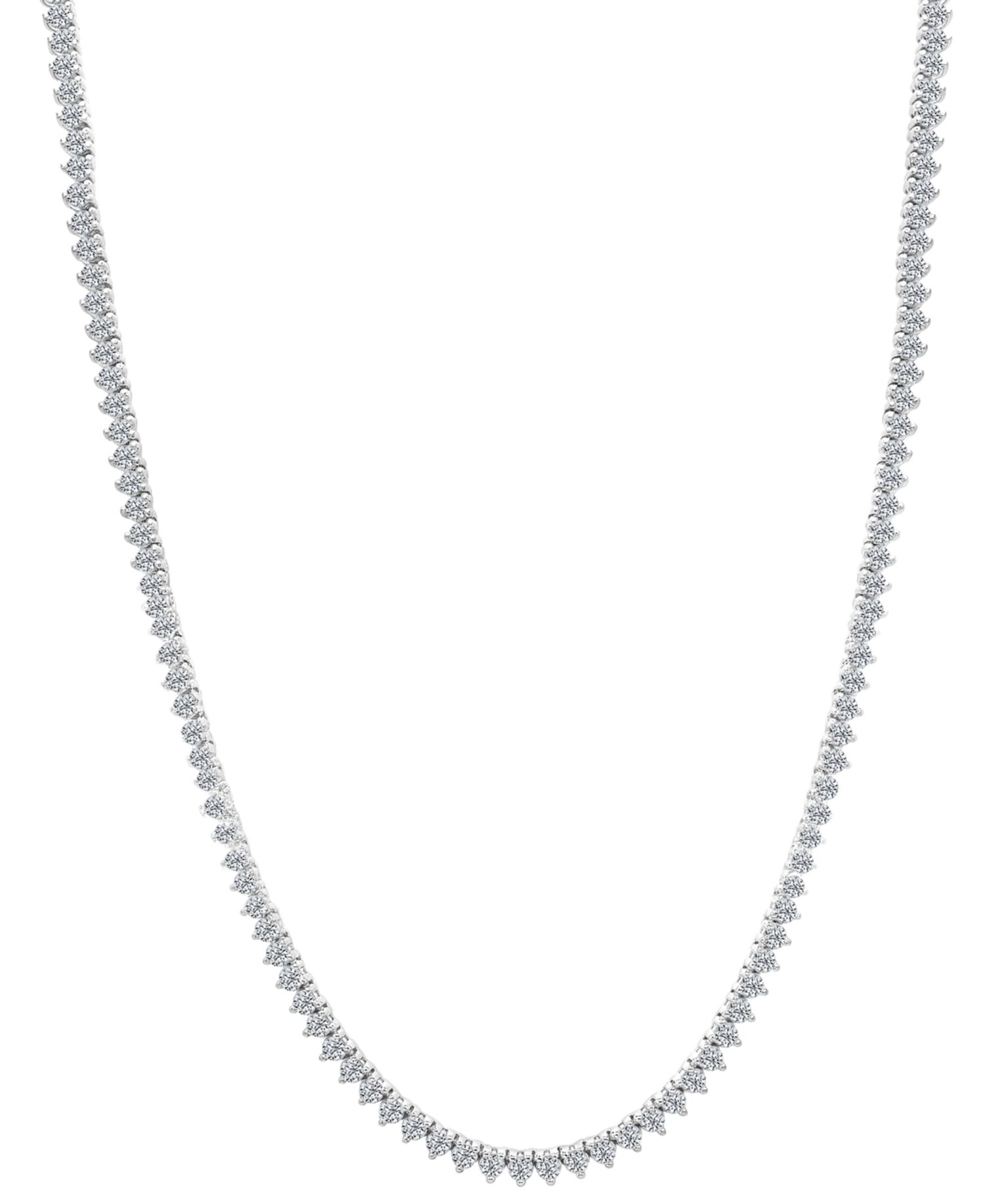 Diamond Necklace (5 ct. t.w.) in 14k White Gold