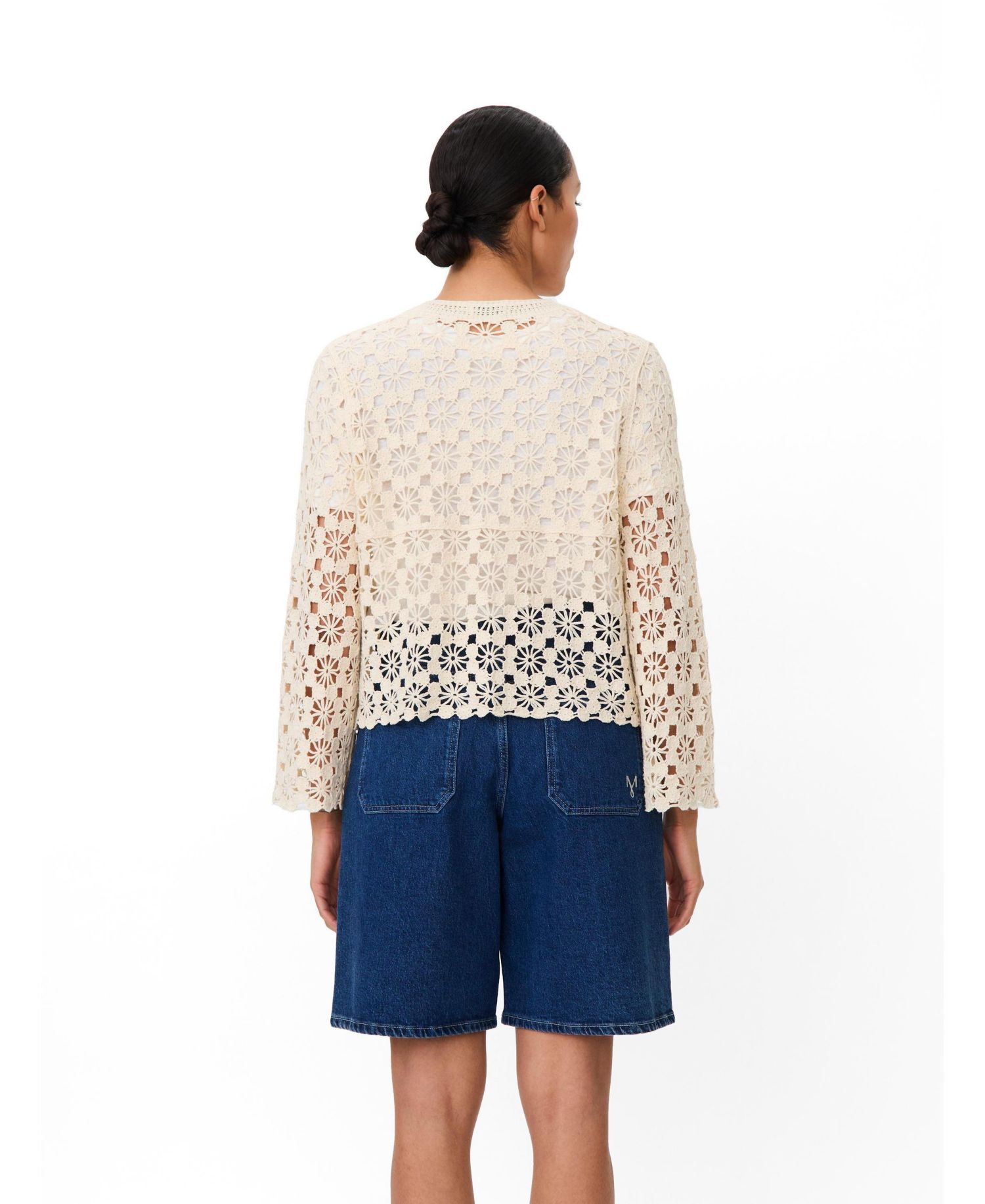 Women's Malittalis Crochet Floral Cardigan