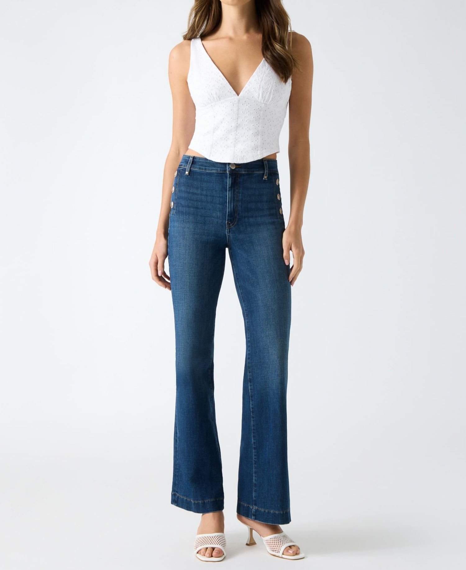 Women's Faye Flared Chino Jeans
