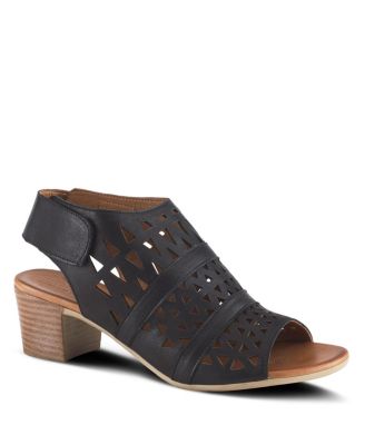 Women's Dorotha Ankle Strap Sandal with Laser Cut Detail