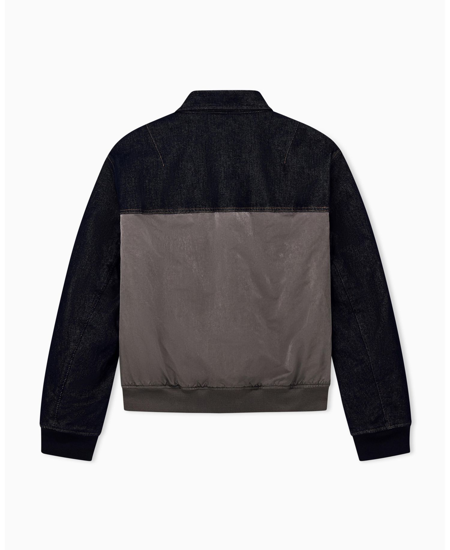 Men's Mixed Media Denim Jacket