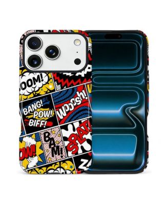 Military Grade Dual Layer iPhone Case, Comic Blast Mix Shockproof Anti-Slip Durable Protective Phone Cover