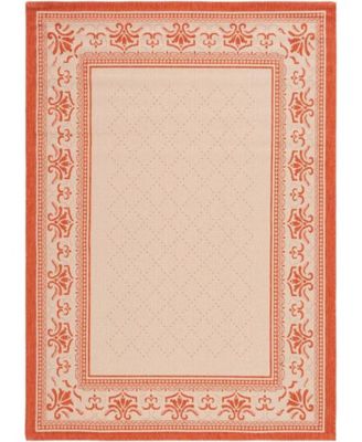 Safavieh - Courtyard CY0901 Natural and Terra 5'3" x 7'7" Outdoor Area Rug Nude Or Na