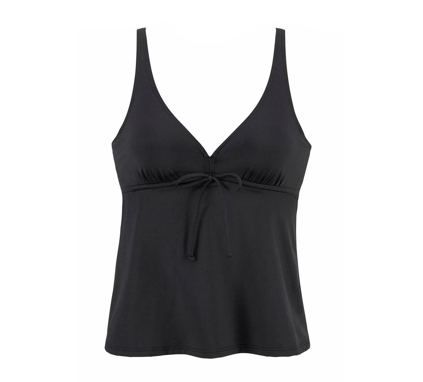 Верх бикини Tankini, на косточках — LASCANA, цвет: Bk — фото 5