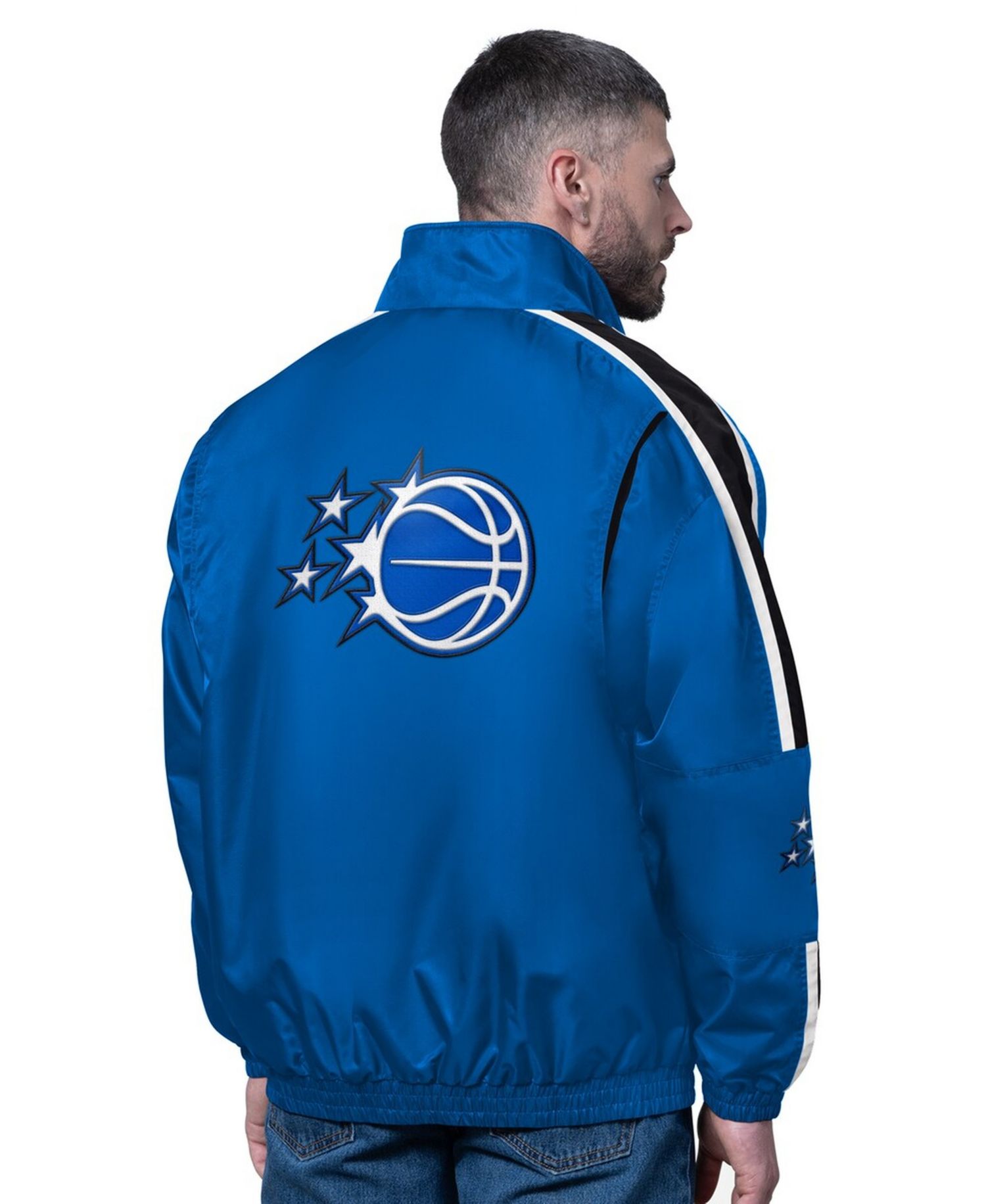 Men's Blue Orlando Magic Freestyle Lightweight Full-Zip Jacket