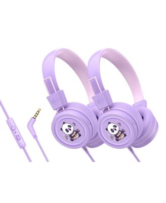 KidJamz KJ55AUX 3.5mm Safe Listening Kid's Headphones with Headset