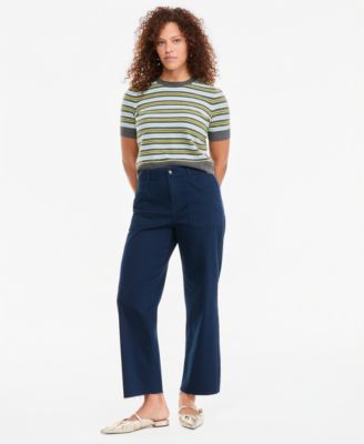 Women's L-Pocket Straight-Leg Utility Pants