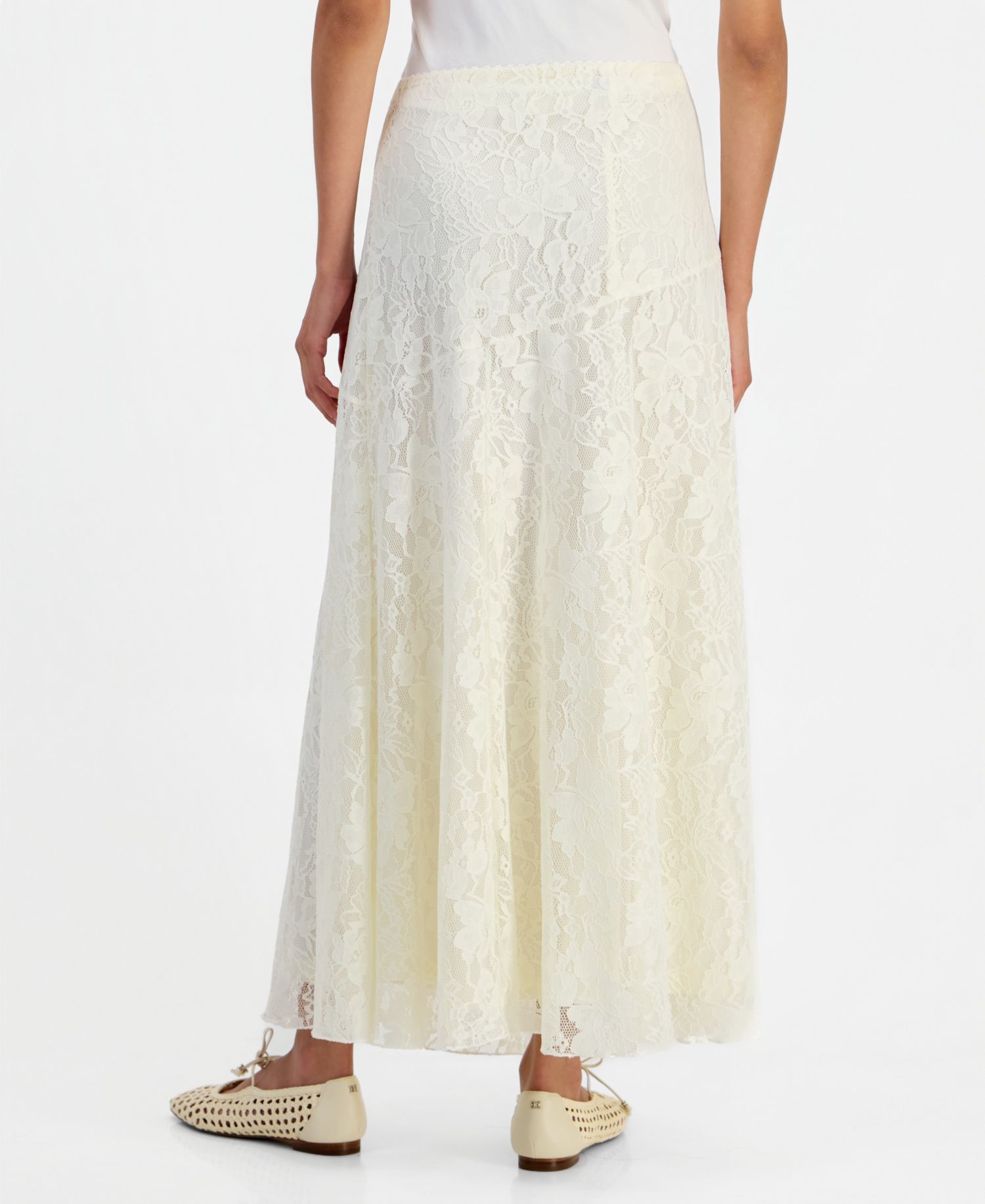 Women's Lace A-Line Pull-On Maxi Skirt