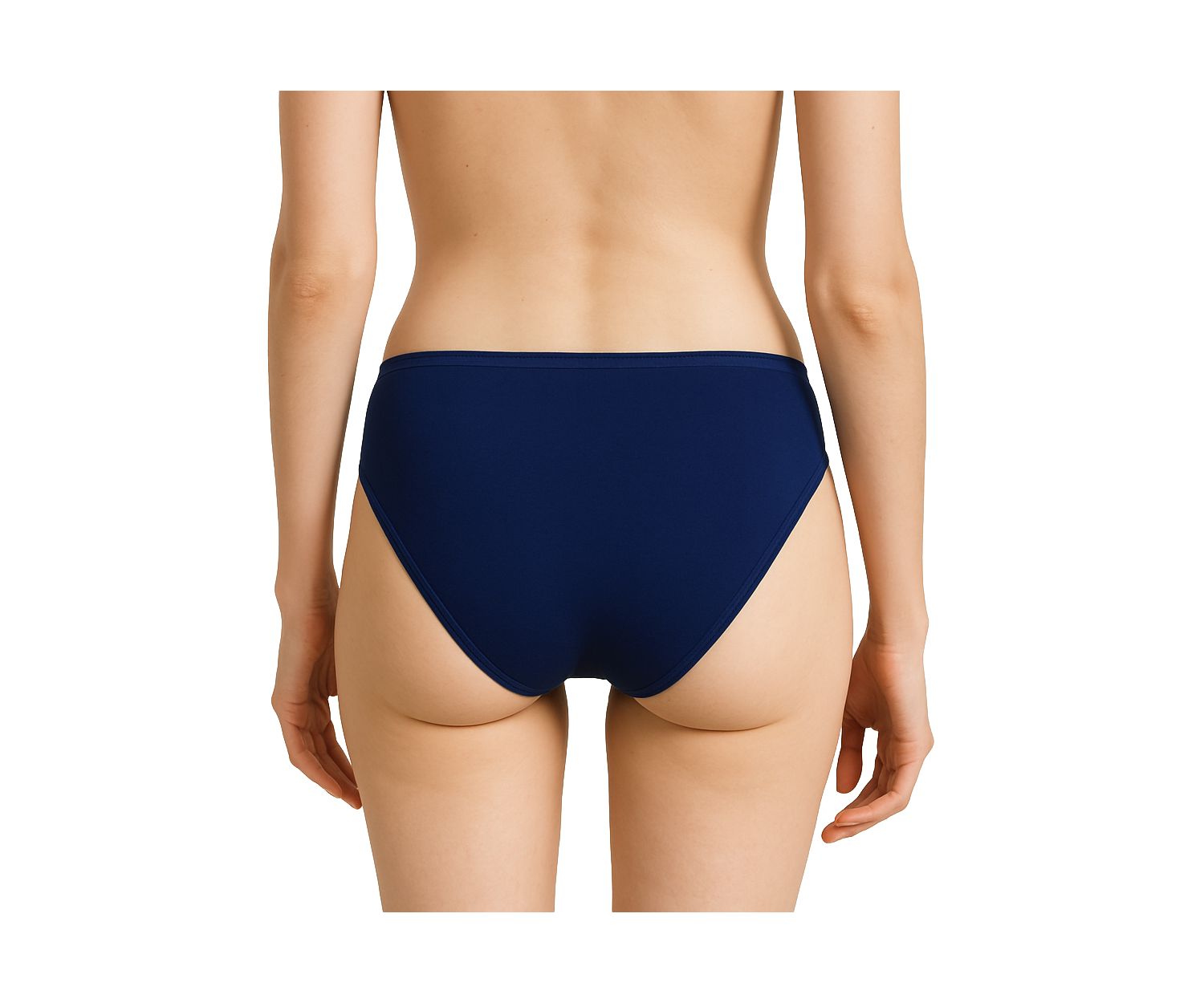 True Solutions Light Weight Microfiber Basics Bikini Low-Rise Panty, 3-Pack