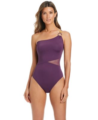 Women's One-Shoulder One-Piece Swimsuit