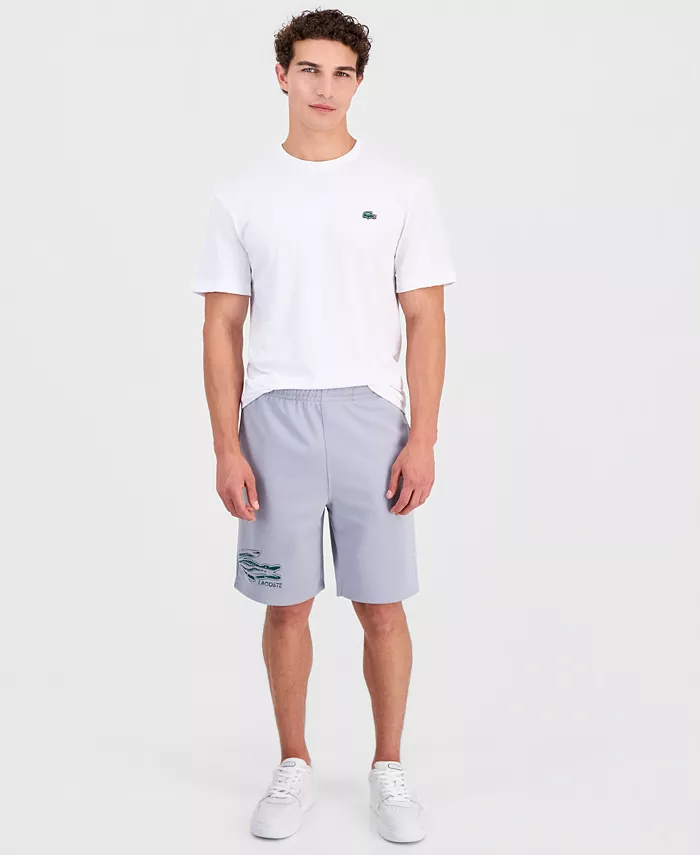 Men's Logo Printed Elastic Waistband Shorts