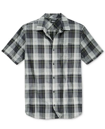 Fox Men's Short-Sleeve Trailblazer Western Plaid Shirt