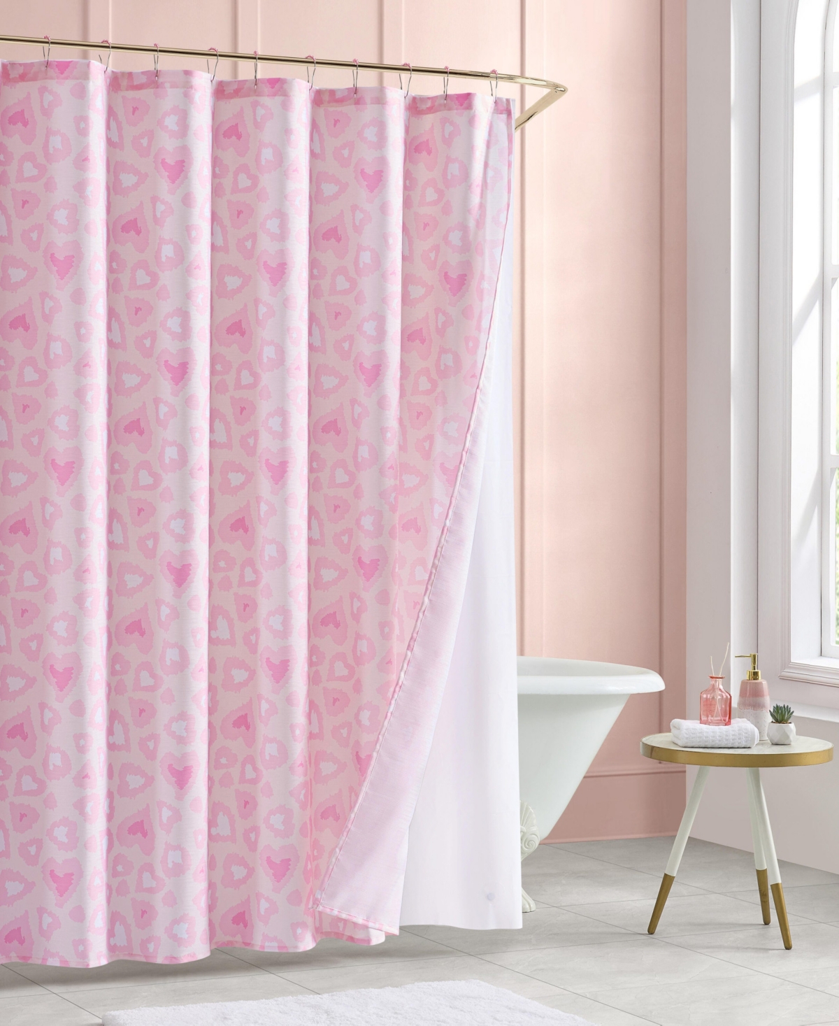 Betsey Johnson Animal Lover Printed Shower Curtain, 72" x 72"