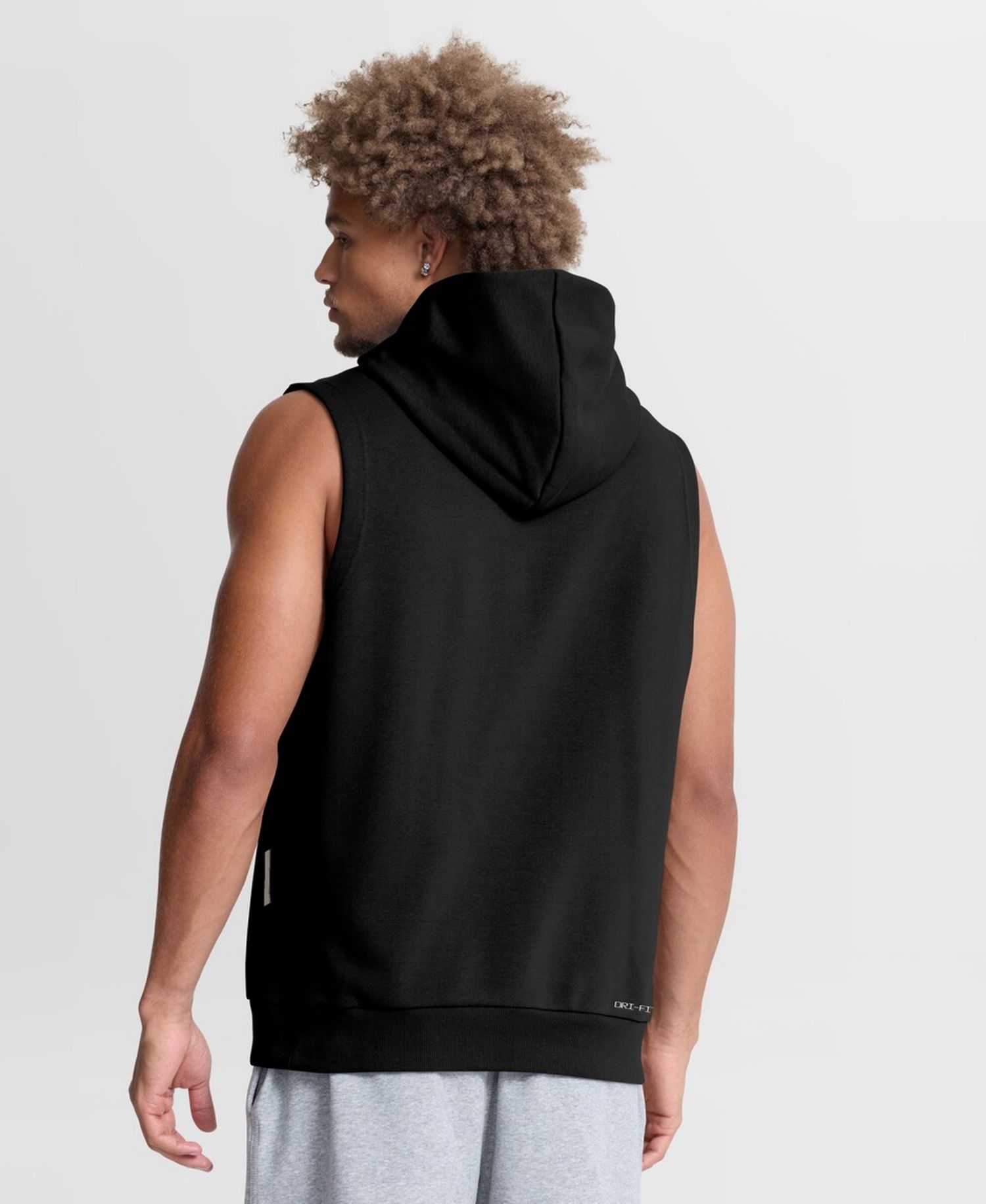 Men's Black Arizona Diamondbacks Authentic Collection Standard Issue Dri-FIT Sleeveless Hoodie
