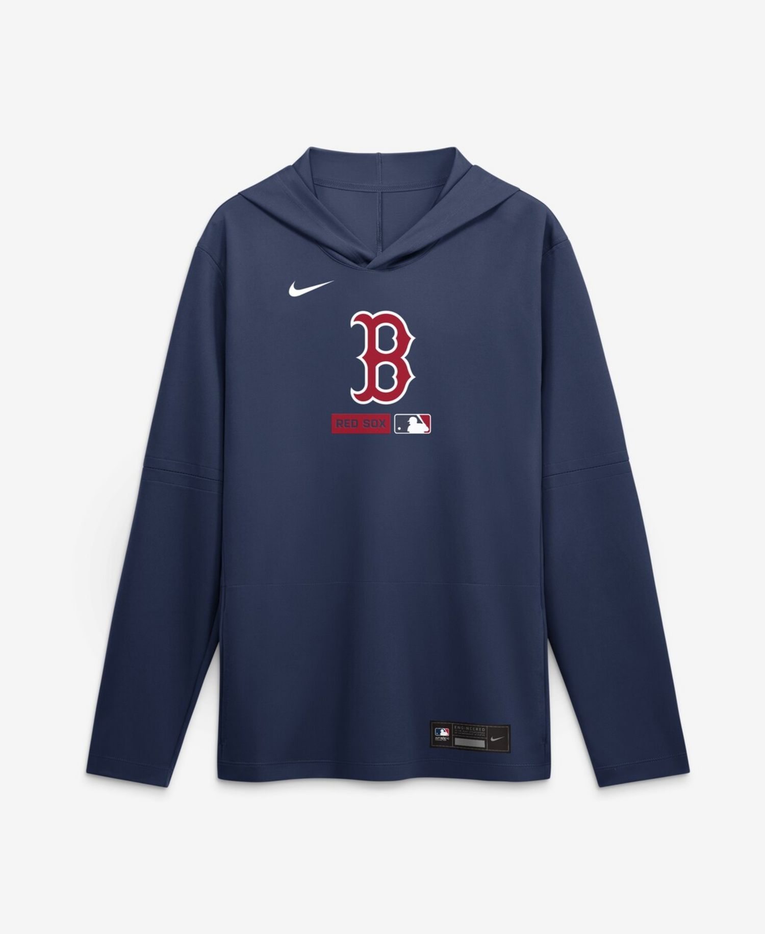 Men's Navy Boston Red Sox Authentic Collection Dri-FIT Long Sleeve Hoodie