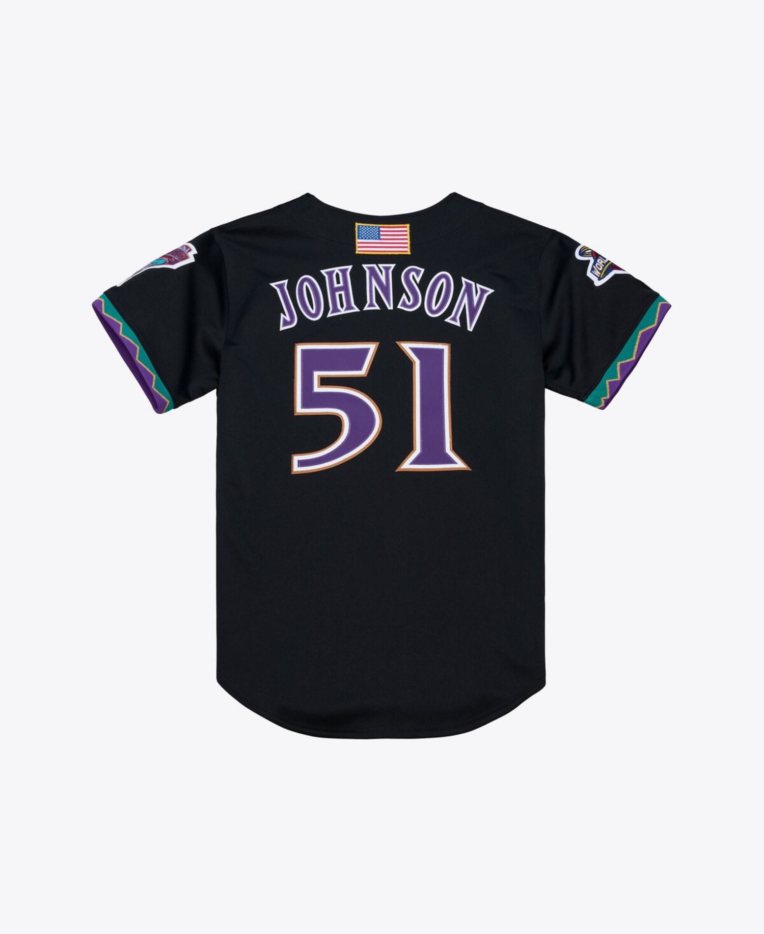 Men's Randy Johnson Black Arizona Diamondbacks 2001 Authentic Jersey