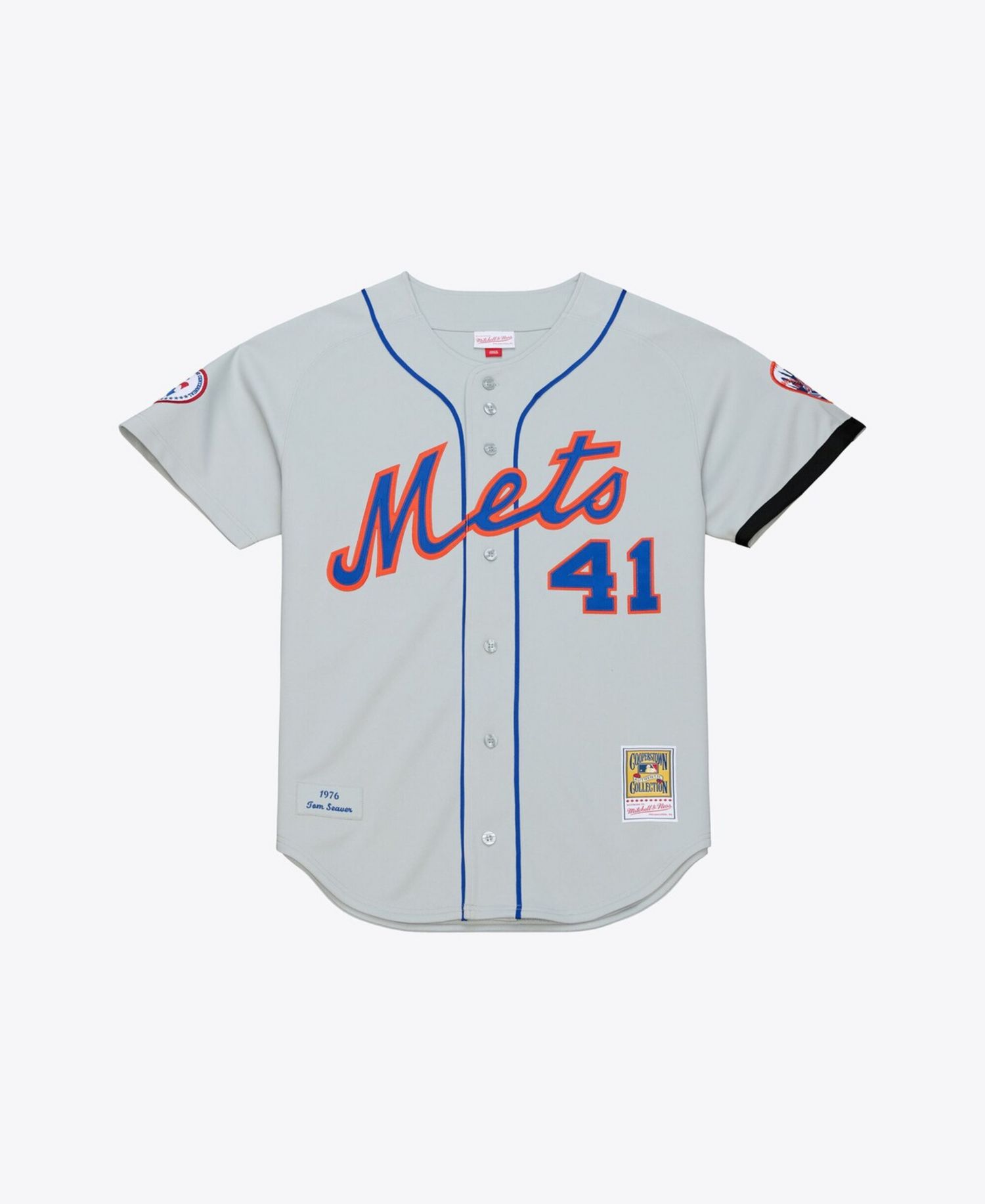 Men's Tom Seaver Gray New York Mets 1976 Authentic Jersey