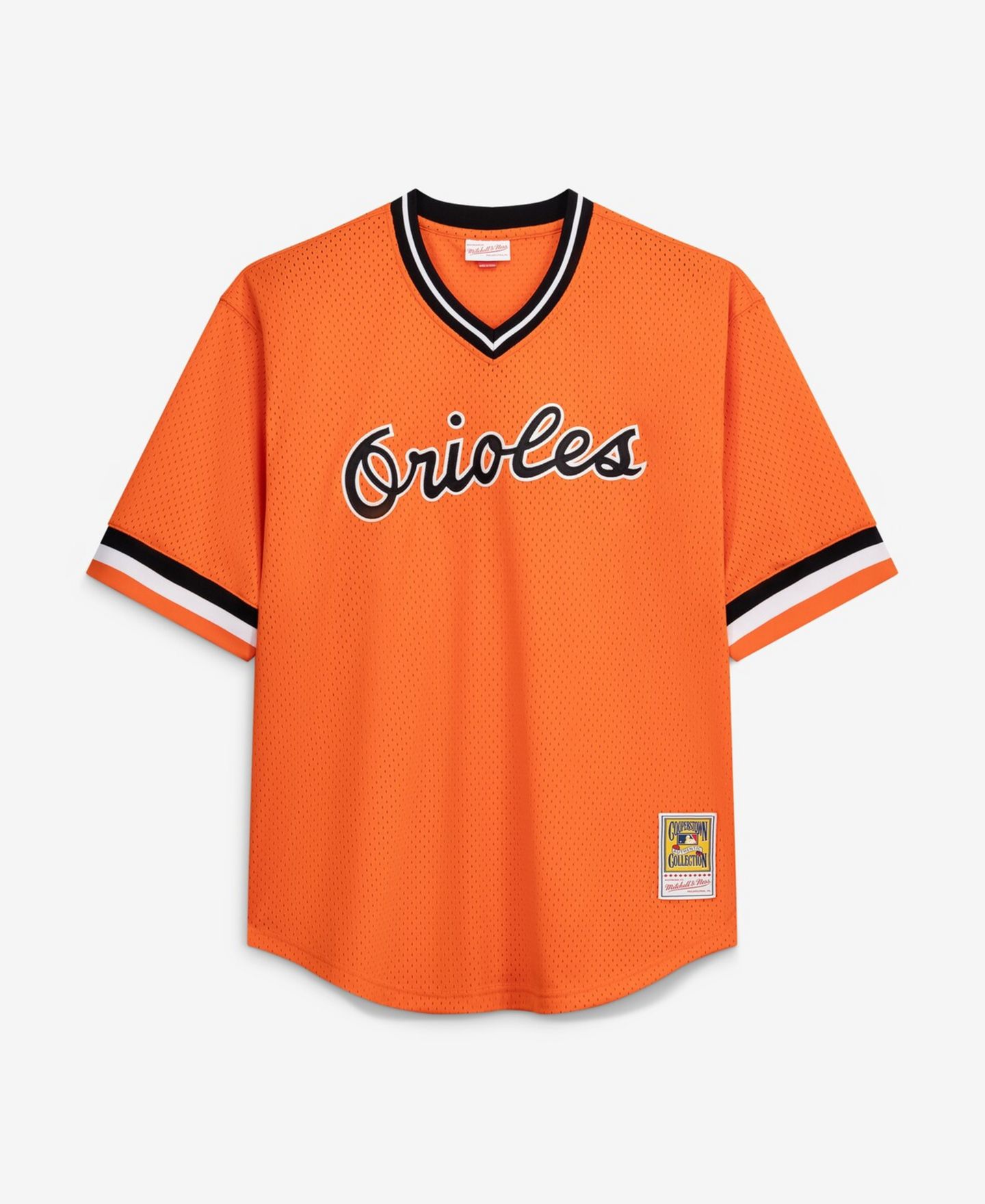 Мужское джерси Mitchell & Ness Cal Ripken Jr. Baltimore Orioles, большие размеры — фото 2