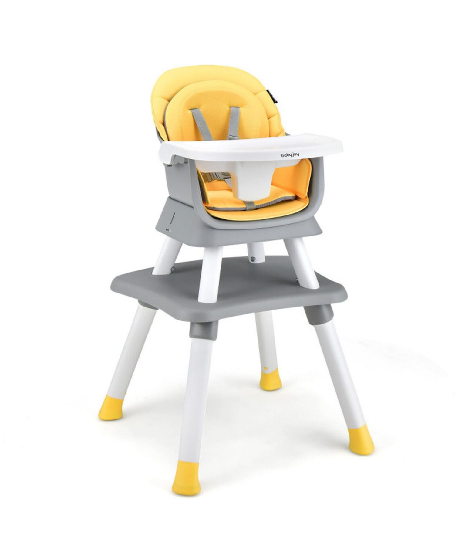 Baby 6-in-1 Convertible Baby High Chair with Adjustable Tray