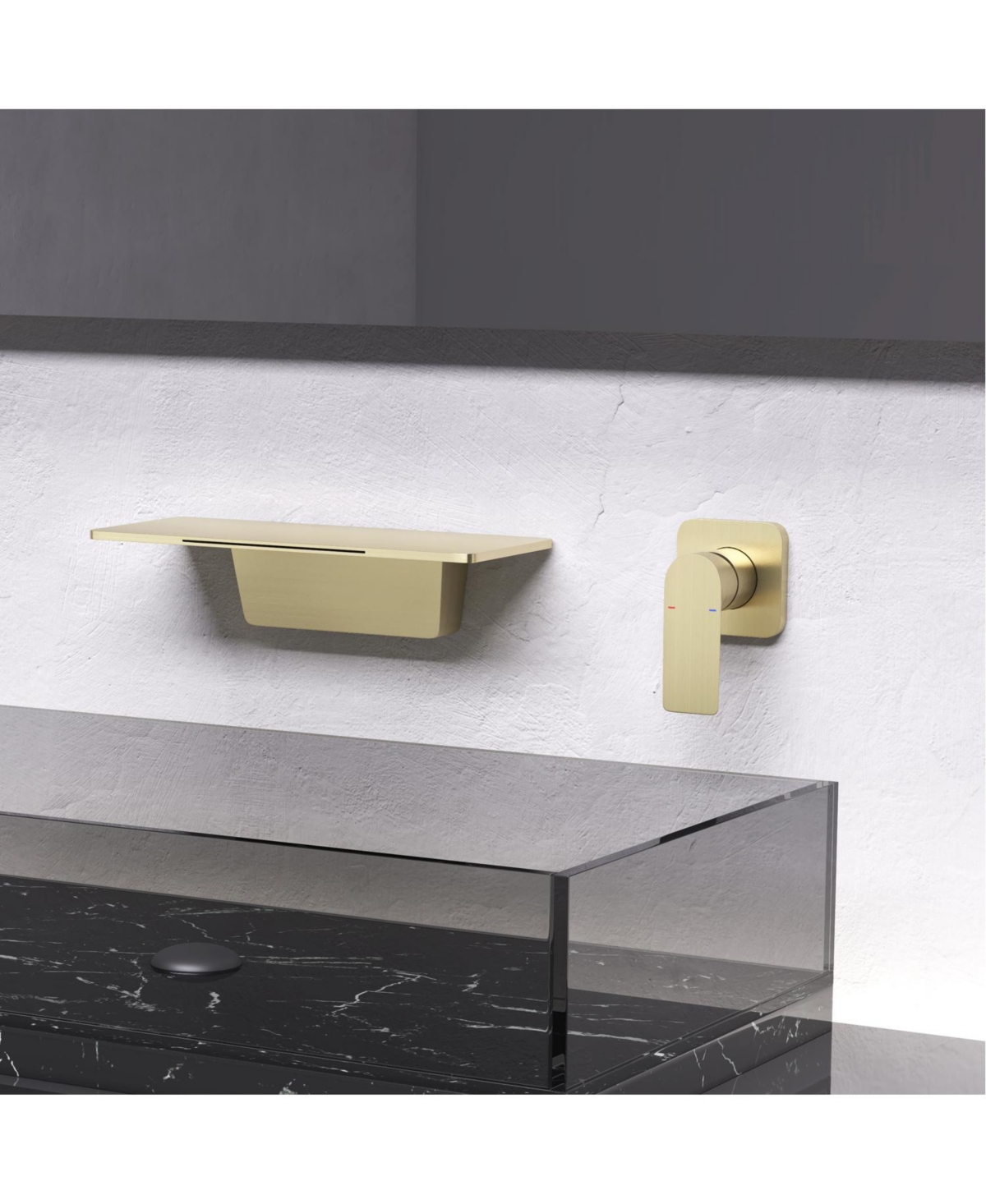 Phying Waterfall Bathroom Sink Faucet