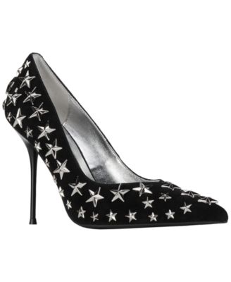 Women's Star-Studded Slip-On Pumps