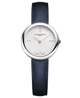 Women's De Joia Quartz Navy Leather Watch 28mm