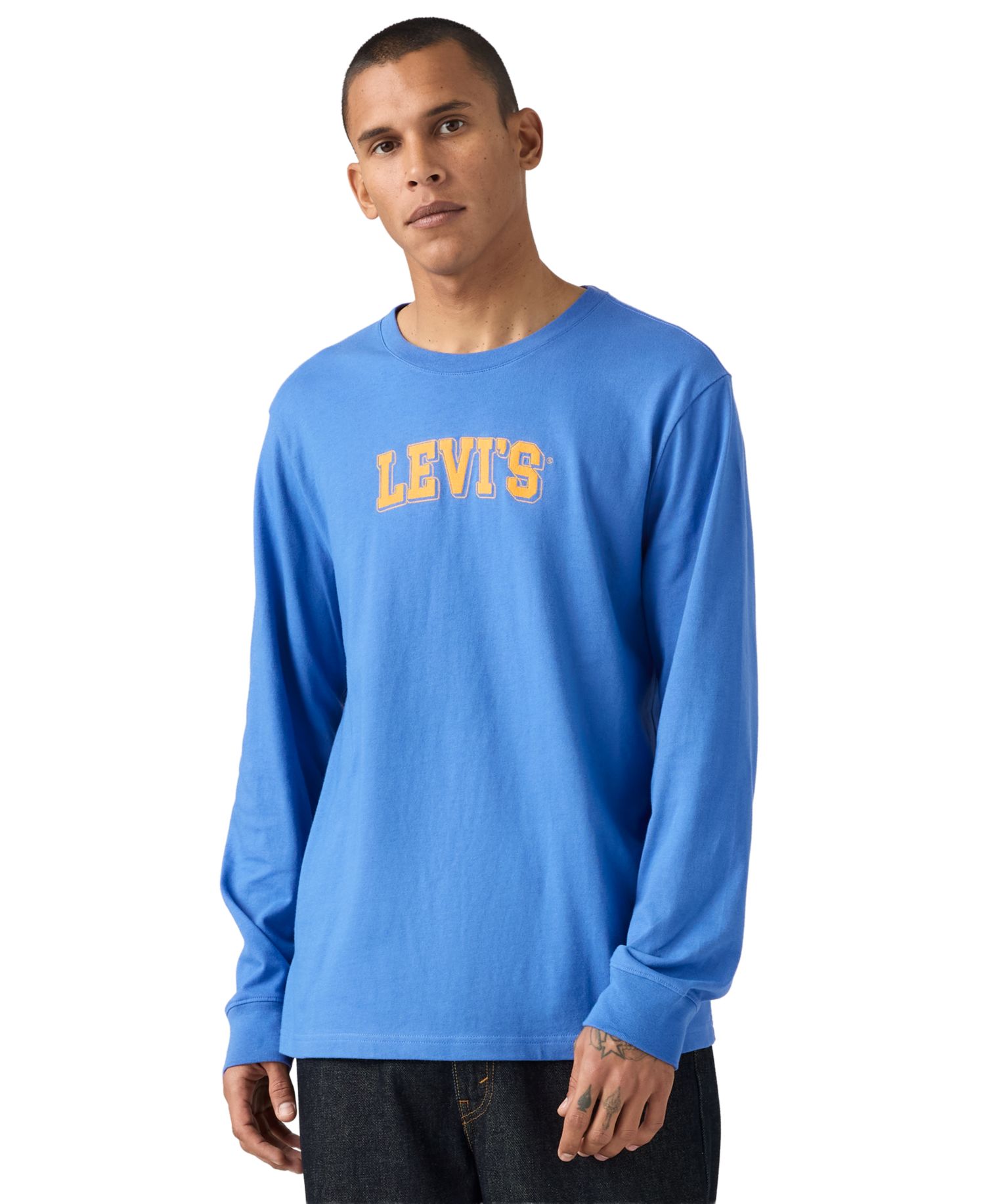 Men's Long-Sleeve Graphic Authentic T-Shirt