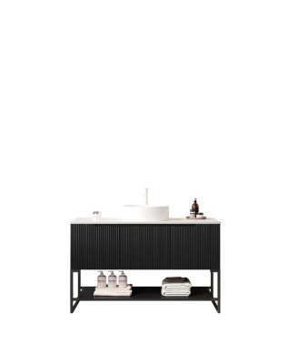 48 Inch Freestanding Bathroom Vanity with Sink Modern   Storage Cabinet for Home Bathroom Decor