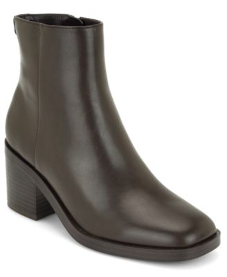 Women's Amatto Square Toe Block Heel Dress Booties