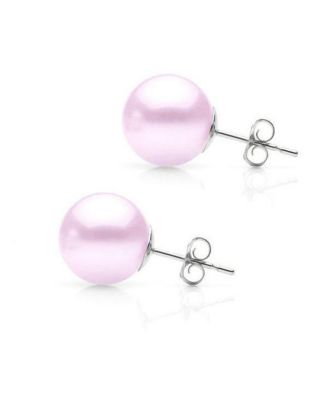 14K Gold Freshwater Pearl Stud Earrings