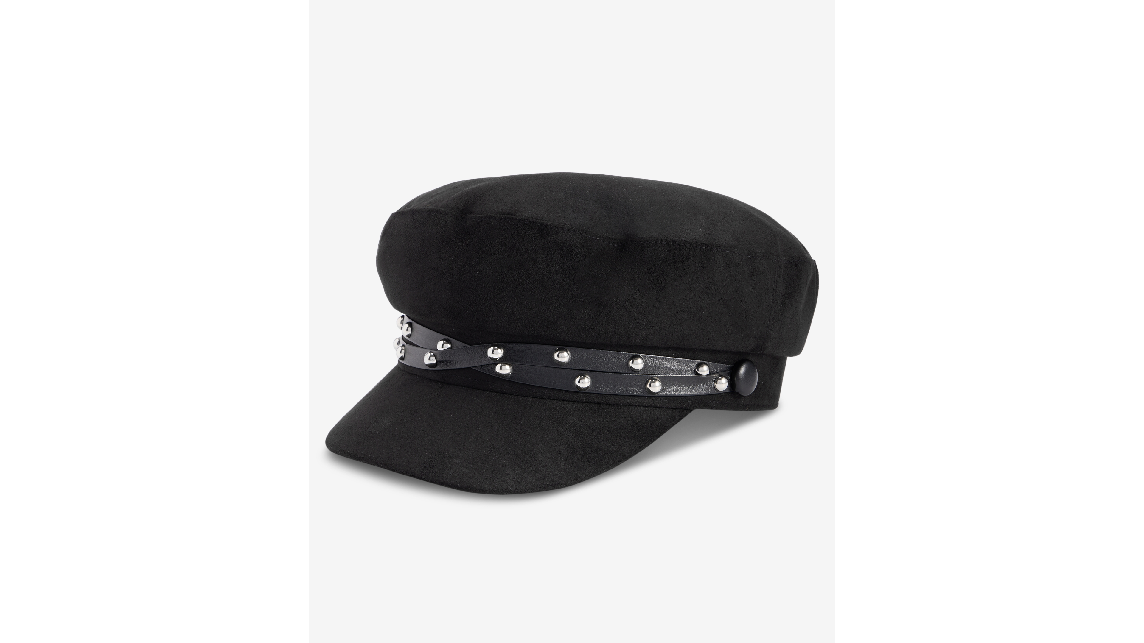 I.n.c. International Concepts Double Stud Band Suede Skipper Cap, Macy's Exclusive