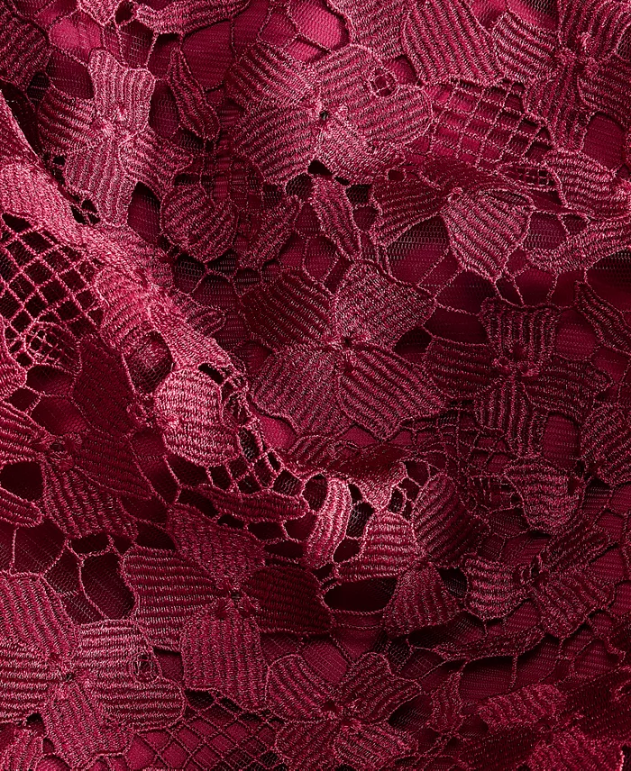 Women's Lace High-Low Ball Gown - thumbnail 6
