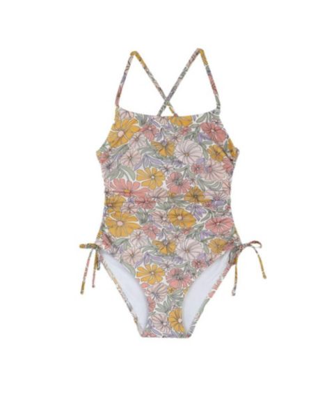 Купальники Gottex Kids Child Girls Soft Bloom Criss Cross Back Adjustable One Piece