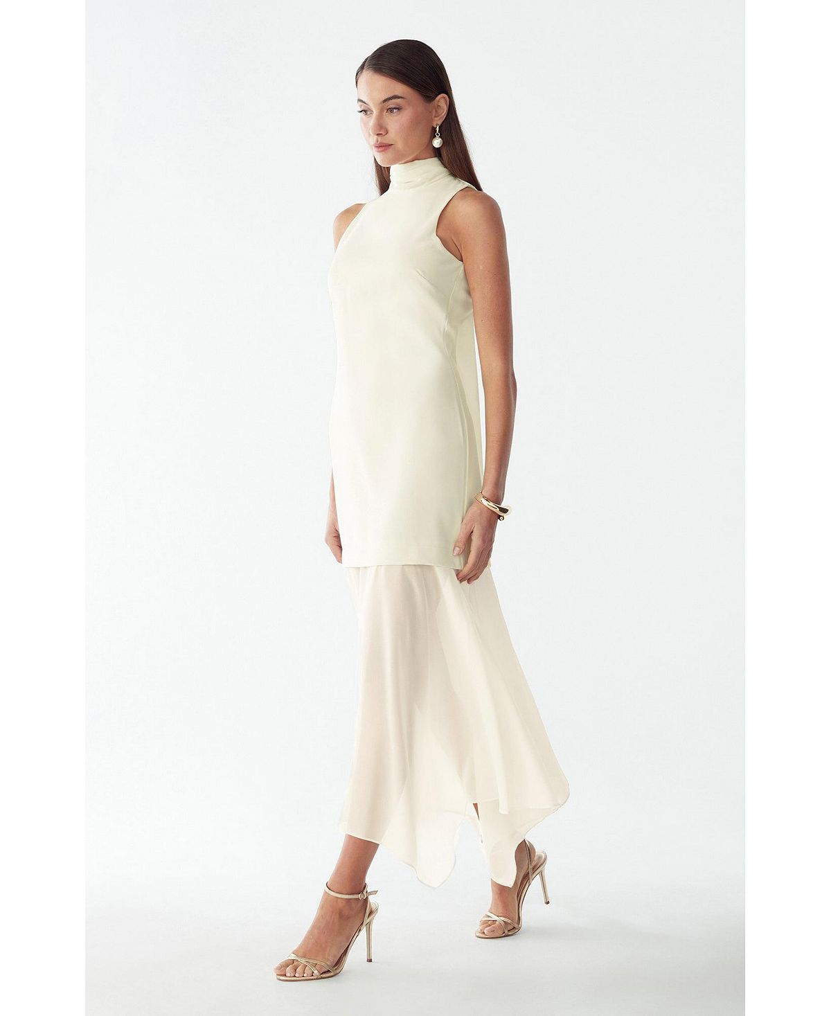 ST MRLO Women's Oro Midi Dress view 3 — MAYCSS fashion products