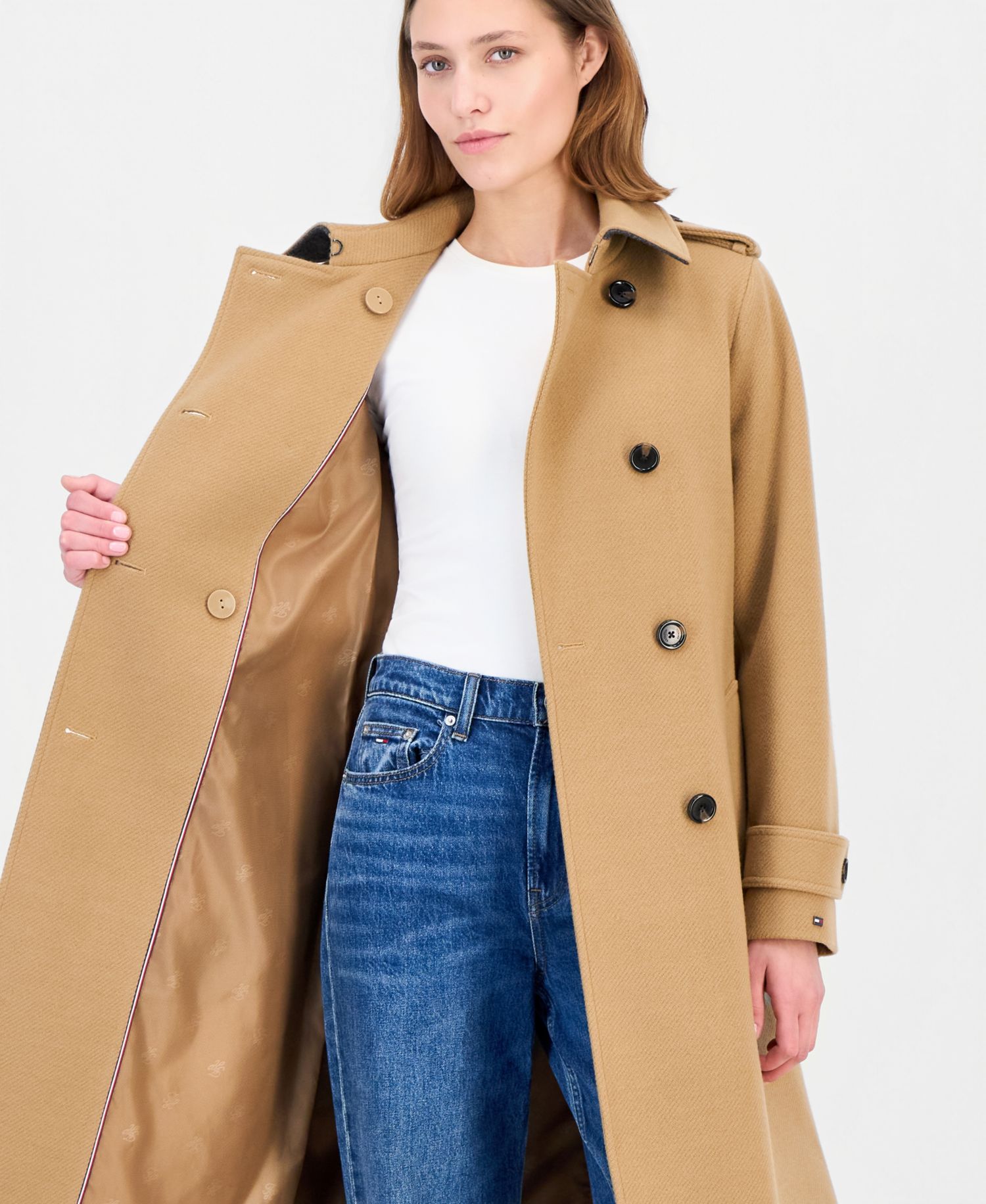 Women's Double-Breasted Trench Coat