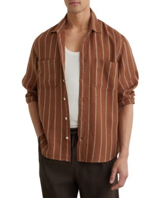 Men's Rubus Stripe Linen Shirt