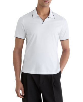 Men's Nico Airwater Cotton Tipped Open Collar Polo Shirt