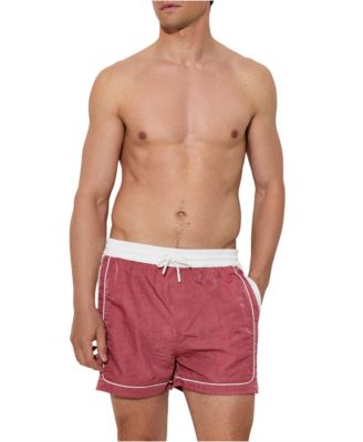 Men's Breeze Piped Detail Drawstring Swim Shorts