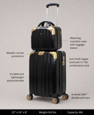 American Green Travel Melrose S 2-Piece Carry-On Vanity Luggage