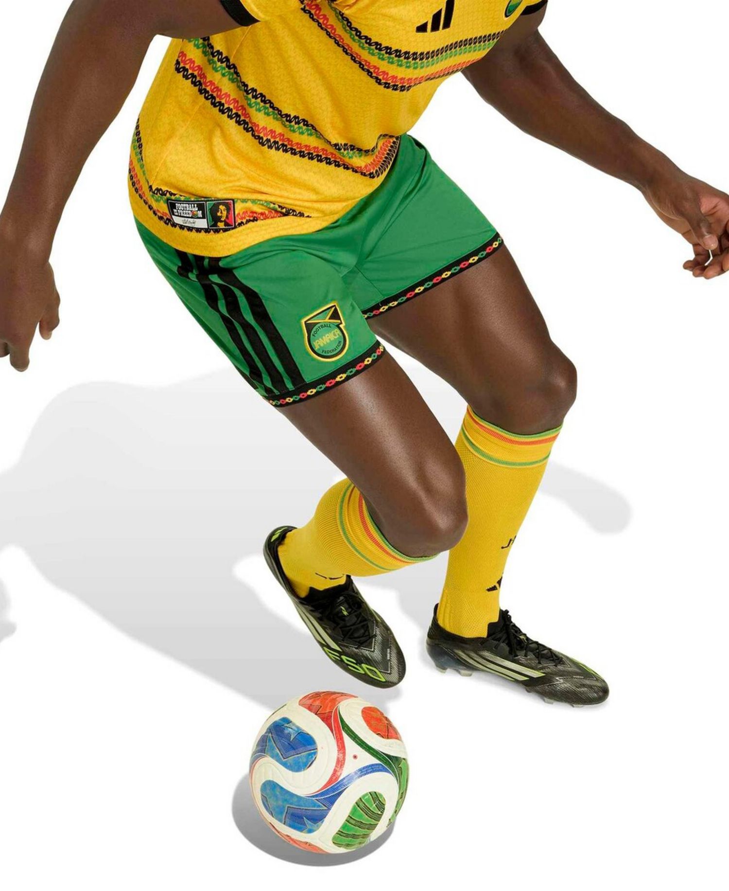 Men's Green Jamaica National Team Replica Shorts