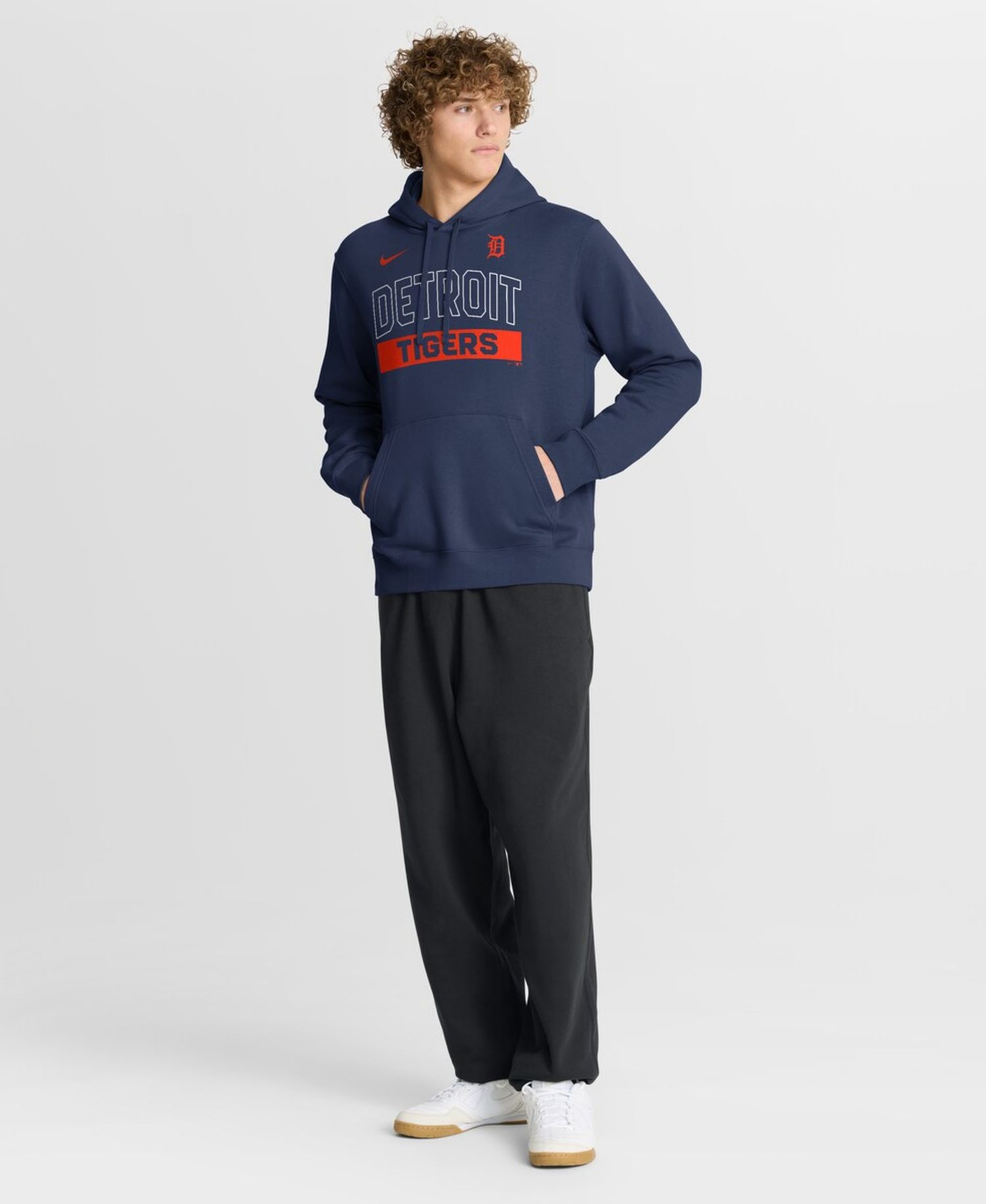 Men's Navy Detroit Tigers Primetime Club Hoodie