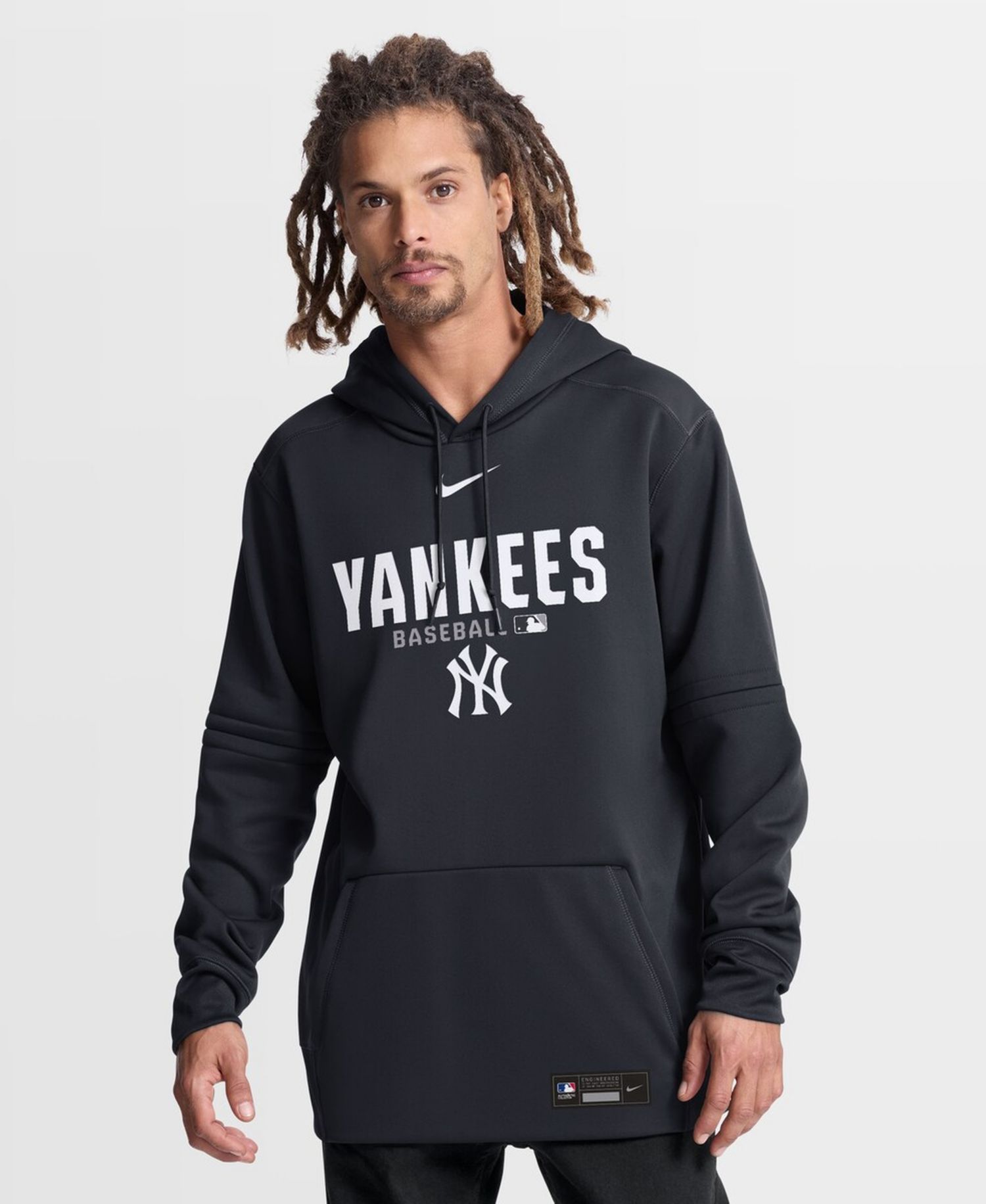 Men's Navy New York Yankees Authentic Collection Therma-FIT Hoodie