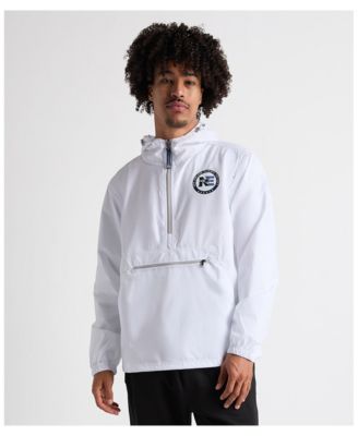 Charles River x New England Men's Patriots White Pack-N-Go Half-Zip Hoodie