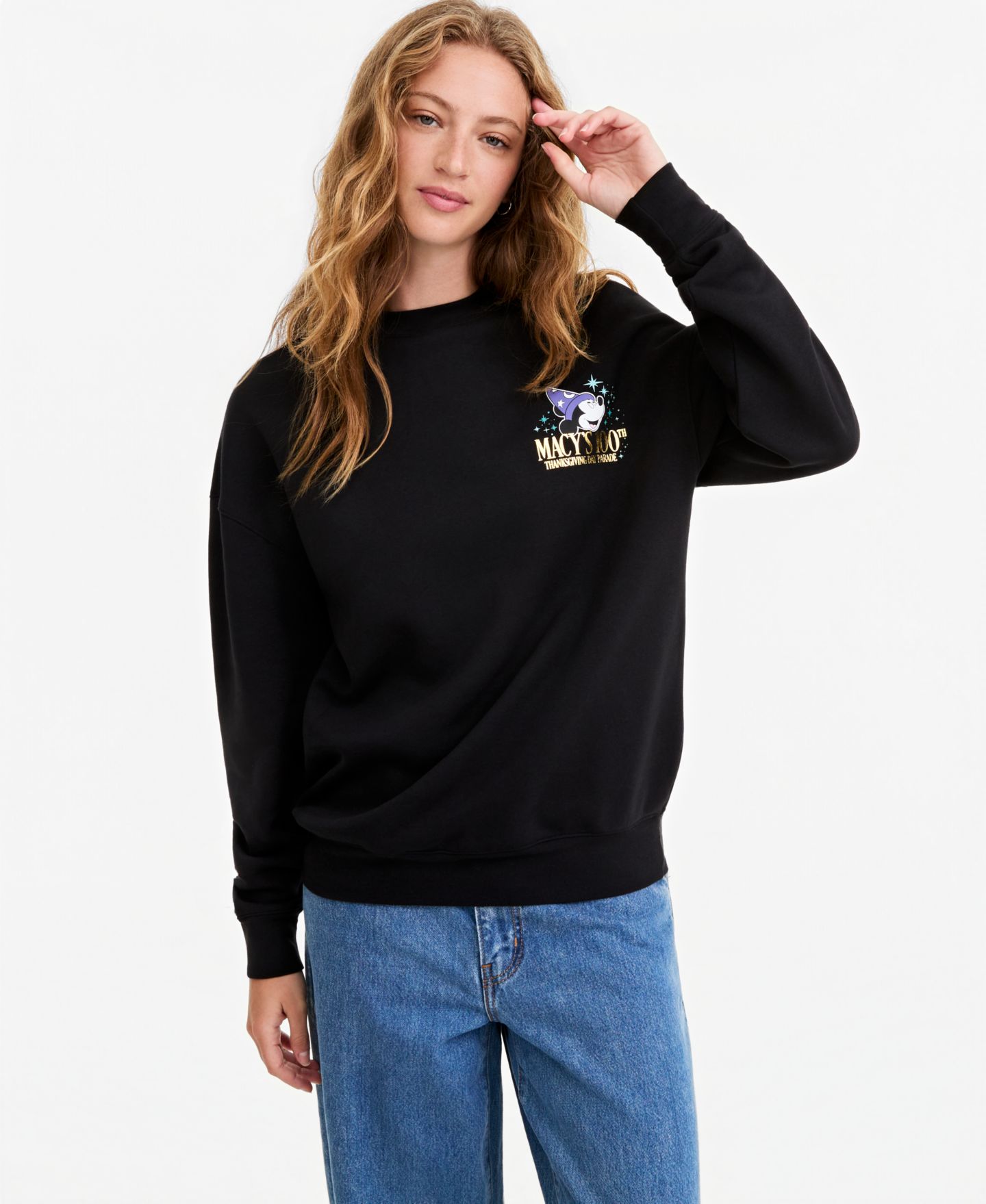 Свитшот Disney | Macy's Adult Unisex Sorcerer's Apprentice Mickey Crewneck — фото 2