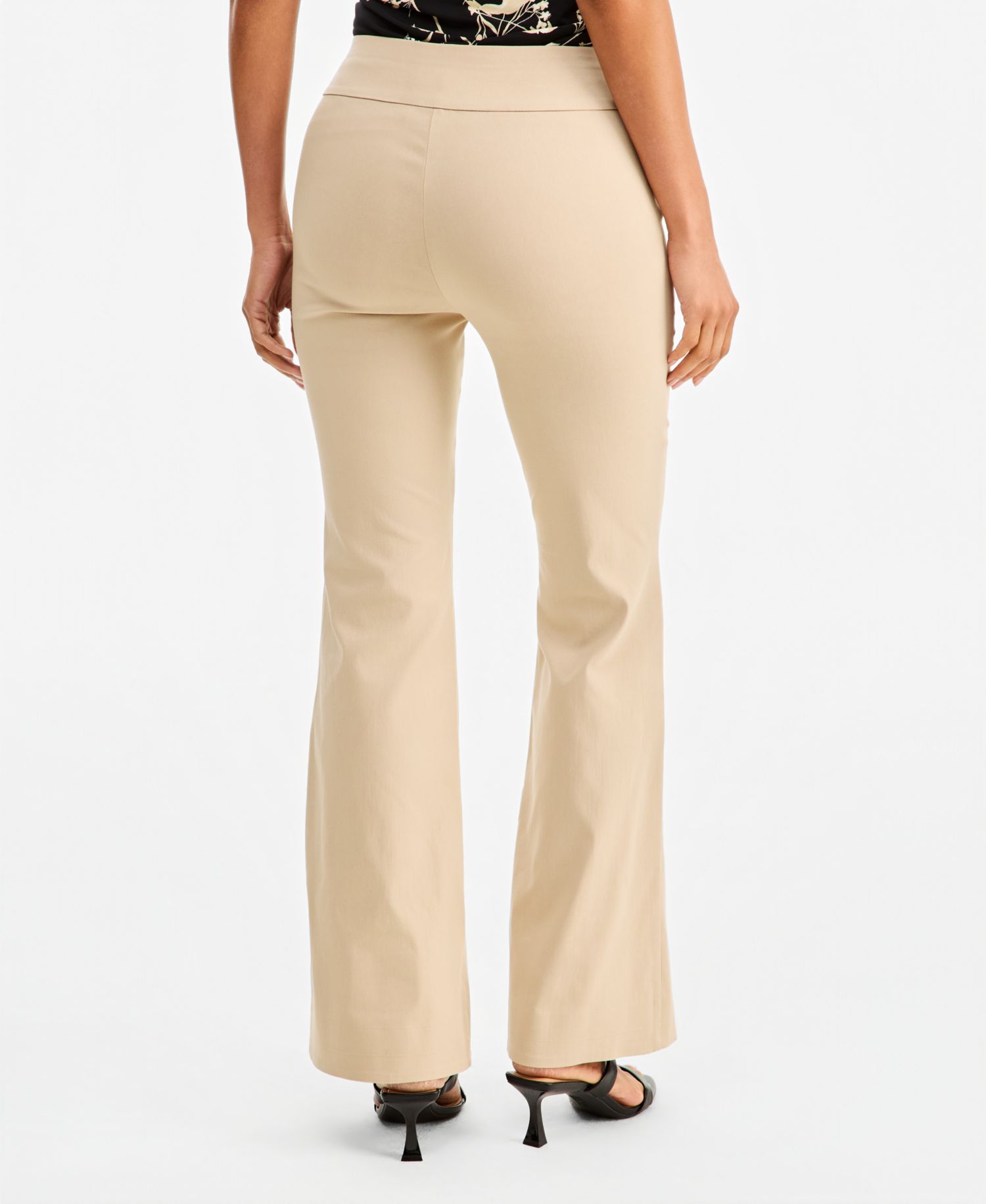 Petite High-Rise Flare Pants
